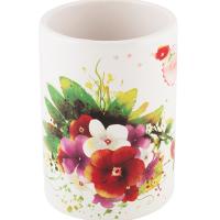 Стакан д/ванной Летнее настроение керамика 006514/4шт/Рыжий Кот