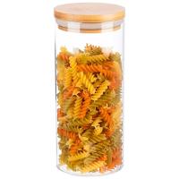 Банка д/сыпуч. прод. 1,3л Bambu стеклянная 004448 /30шт/Mallony