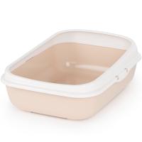 Туалет д/кошек малый глубокий с бортом бежевый/8шт/М8545