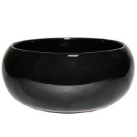 Кашпо Миска Piano d19; h8см черный 073021