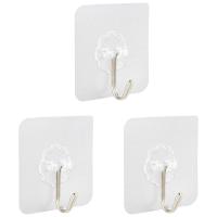 Набор крючков самоклеящиеся (3шт) Фигурные пласт. 105890 Набор крючков самоклеящиеся (3шт) Фигурные пласт. 105890