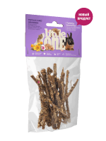 Лакомство для грызунов ветви с лепестками и травами Литтл Ван 35гр Лакомство для грызунов ветви с лепестками и травами Литтл Ван 35гр
