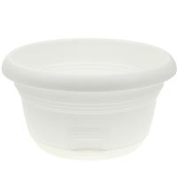 Кашпо Миска 5л белый 001006 /5шт/25шт/