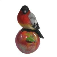 Снегирь на яблоке (акрил) L6,5W8H12,5 715292/D093