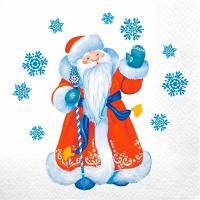 Салфетки бумажные НГ 2 слоя Лилия 33*33см "Морозко" 20л /15шт/1527 Салфетки бумажные НГ 2 слоя Лилия 33*33см "Морозко" 20л /15шт/1527