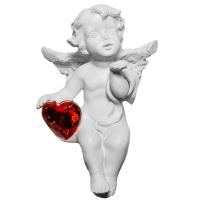Ангел сидящий с рубином 15см (4шт) Р858-852K