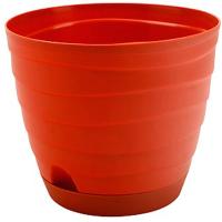 Кашпо Бриз 3,7л терракот с прик. под. /10шт/Рад