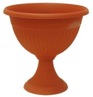 Вазон на ножке низкий 11,8л Ливия терракот М3207