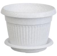 Кашпо ЛИВИЯ 0,6л мрамор М 3009