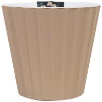 Кашпо Sand D160 2л молочный шоколад с вставкой IG64001 /16шт/ПР