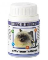 Витамины для кошек ВАКА  Мультивитамины 80таб Витамины для кошек ВАКА  Мультивитамины 80таб