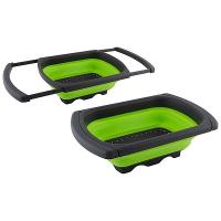 Дуршлаг на раковину 60(38,5)*25*12см складной выдвиж. ручки FRUTTI/40шт/007352/Mallony Дуршлаг на раковину 60(38,5)*25*12см складной выдвиж. ручки FRUTTI/40шт/007352/Mallony