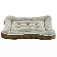 Лежак N1 плюшевый вельвет 60x45x5см/94262006Е/Евро