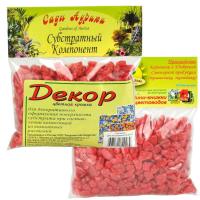 Декор крошка (красный) 0,2л 20шт 2645 Сады Аурики