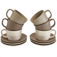 Набор чайный Granite 12 предмета (6 пар 240мл) фарфор в инд. упак. Ф11-062P/6 /8шт/ Rosario