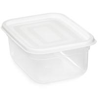 Контейнер д/СВЧ Матрешка 0,7л прямоугольная белый М9177 /24шт/ Альтерн