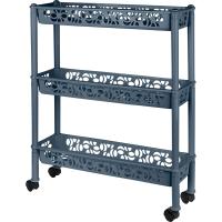 Этажерка на колесах 3 секции Keeplex Regular 58х18х69см космический серый KL2830 /12шт/ПР Этажерка на колесах 3 секции Keeplex Regular 58х18х69см космический серый KL2830 /12шт/ПР