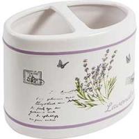 Держатель д/зубных щеток Лаванда керамика 004395/4шт/Рыжий Кот