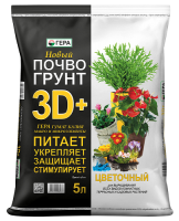 Грунт Гера 3D+ Цветочный 5л
