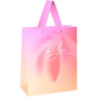 Пакет подарочный 33*42*12см "Peachy" мат ламин MESHU /Рельеф