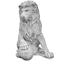Лев с шаром №2 (левый) античный  ПИ-186А