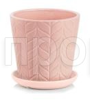 Кашпо Barcelona с поддоном d14, h14см розовый 074696