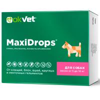 Капли МаксиДропс от внеш.и внутр.д/собак от 5-10кг/60шт/AB1913 Капли МаксиДропс от внеш.и внутр.д/собак от 5-10кг/60шт/AB1913