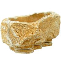 Кашпо Камень Памир 24*18*12см светло-песчан 492169