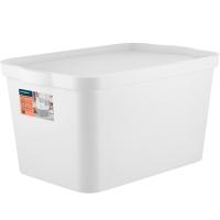 Ящик д/хранения 24л Keeplex Trendy с крышкой белый KL3505 /5шт/ПР Ящик д/хранения 24л Keeplex Trendy с крышкой белый KL3505 /5шт/ПР