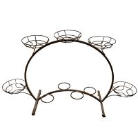 Подставка РЗДИ Радуга 9 горшков бронза