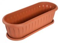 Кактусница Фелиция 30см терракот