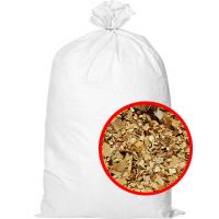 Щепа натуральная (без окраски) лиственных пород 60л