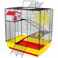 Клетка для грызунов двухэтажная №1 РПК10 укомплектованная 41*30*45см Клетка для грызунов двухэтажная №1 РПК10 укомплектованная 41*30*45см