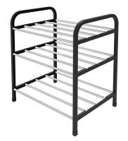 Этажерка д/обуви 3-х ярусная 440х330х500 серый  ЭТЭ1/С