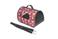 Сумка переноска Променад №1 жесткая с карманом 36,5*22*22см/90021