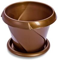 Кашпо "Флориана" 1,4л золотой С385ЗОЛ