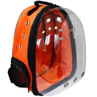 Рюкзак-переноска д/животн.с панор.видом 24x30x40см красный/Рс451к/