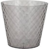 Кашпо Манхэттен Кристалл D160 1,6л  ночная река с вставкой IG6711 /20шт/ПР