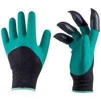 Перчатки садовые с 4 пластиковыми когтями GG-4 /12шт/003656/PARK