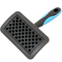 Щетка DeLIGHT резиновая средняя массажная короткий зуб 36834М (Б)/6/Пет Лайн Щетка DeLIGHT резиновая средняя массажная короткий зуб 36834М (Б)/6/Пет Лайн