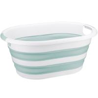 Таз ФЛЕКС 25л складной морская волна М2504 /5шт/М-пласт  Таз ФЛЕКС 25л складной морская волна М2504 /5шт/М-пласт