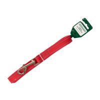 Поводок капрон 20мм*3м красный со светоотражающими полосами DONBARON Поводок капрон 20мм*3м красный со светоотражающими полосами DONBARON