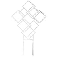 Поддержка д/растений 29,9*46см квадрат белый 0311-011 /10шт/Ф