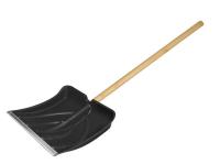 Лопата снегоуборочная 385*380мм с деревянным черенок 68101-2 
