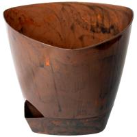 Кашпо Элеганс 1л золотая скала с прик. под. /20шт/Рад