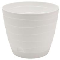Кашпо Бриз 2,7л белый с прик. под. /10шт/Рад