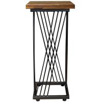 Подставка ЛОФТ на 1 гор Элегия графит 30*30*63см РЗДИ