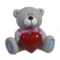 Копилка Мишутка серый L12W9H12 см 713524/SK025