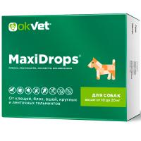 Капли МаксиДропс от внеш.и внутр.д/собак от 10-20кг/60шт/AB1914 Капли МаксиДропс от внеш.и внутр.д/собак от 10-20кг/60шт/AB1914