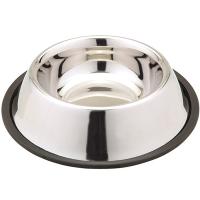 Миска метал нержавеющая сталь на резинке 0,40л/76800045/Каскад